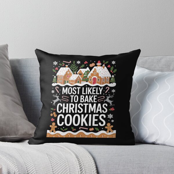 Item preview, Most Likely to Bake Christmas Cookies Christmas Baking designed and sold by gourpmerzihd.