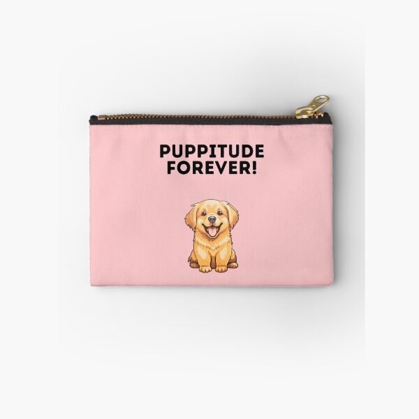Item preview, Puppitude Forever Golden Retriever pink designed and sold by Dolsini Dog Designs.