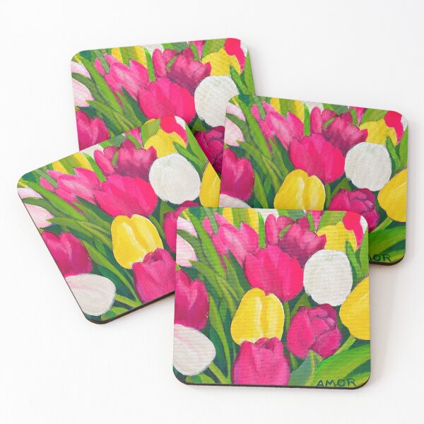Item preview, April – Tulips (Tulipa gesneriana) designed and sold by Amor Diez.