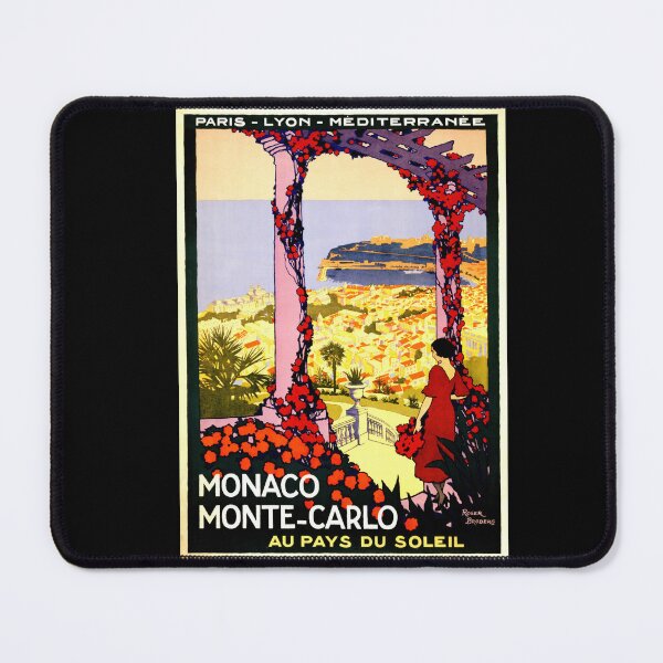 Item preview, Vintage Monaco Monte Carlo Poster | Roger Broders Art Deco Style | French Riviera Travel Art Print | Elegant Tourism Print designed and sold by artofuniverse.