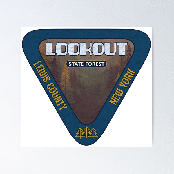 Item preview, Lookout State Forest, Lewis County, New York, Forest Design designed and sold by Wanderful-roads.