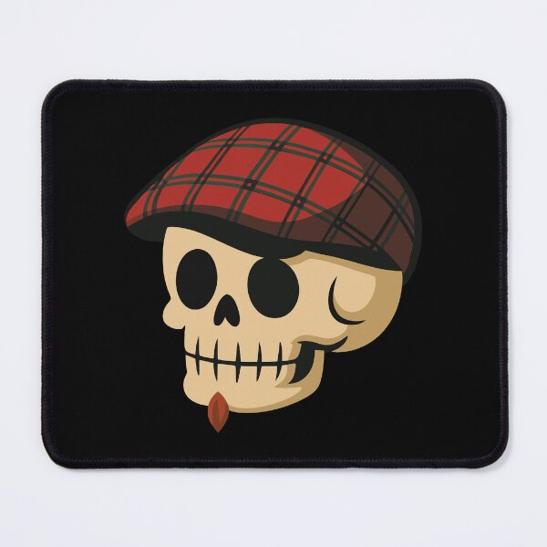 Item preview, Skull with a Scottish Beret, Colorful Halloween Cartoon Hipster Funny designed and sold by charlypicazo.