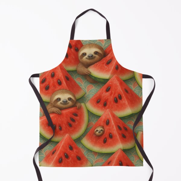 Item preview, Sweet Sloth - Paulina - Summer Love - Watermelons & cuddly vibes for a good mood! designed and sold by MrsMimpi.