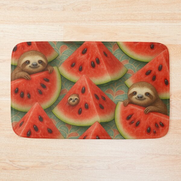 Item preview, Sweet Sloth - Paulina - Summer Love - Watermelons & cuddly vibes for a good mood! designed and sold by MrsMimpi.