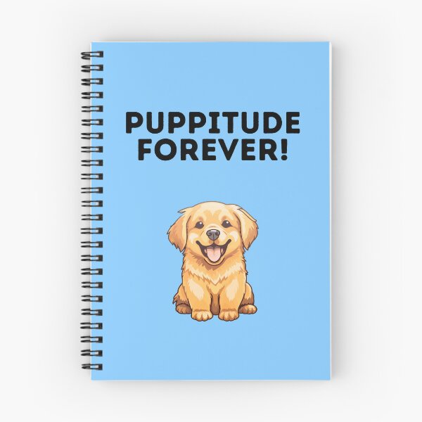 Item preview, Puppitude Forever Golden Retriever blue designed and sold by Dolsini Dog Designs.