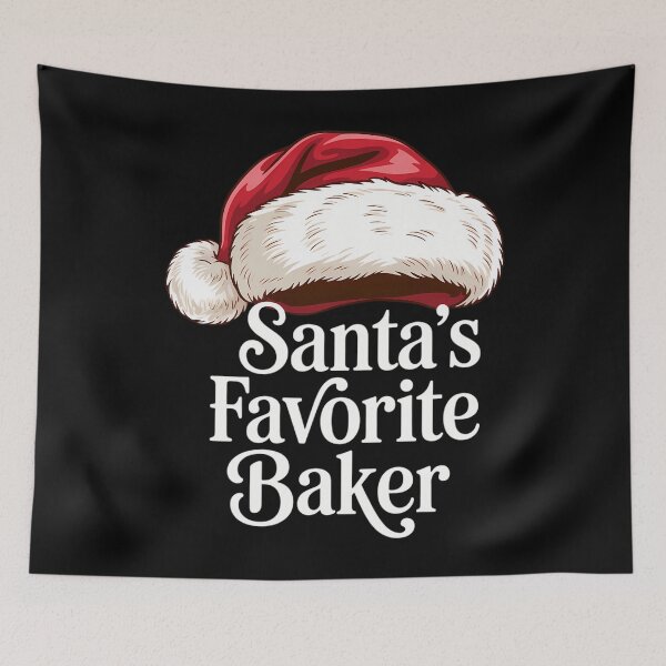 Item preview, Santa_s Favorite Baker Christmas Hat Funny Baking designed and sold by gourpmerzihd.