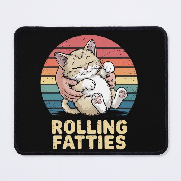 Item preview, Cat Rolling Fatties Men Women  designed and sold by HuValverdeArt.