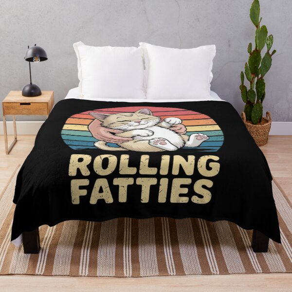 Item preview, Cat Rolling Fatties Men Women designed and sold by HuValverdeArt.