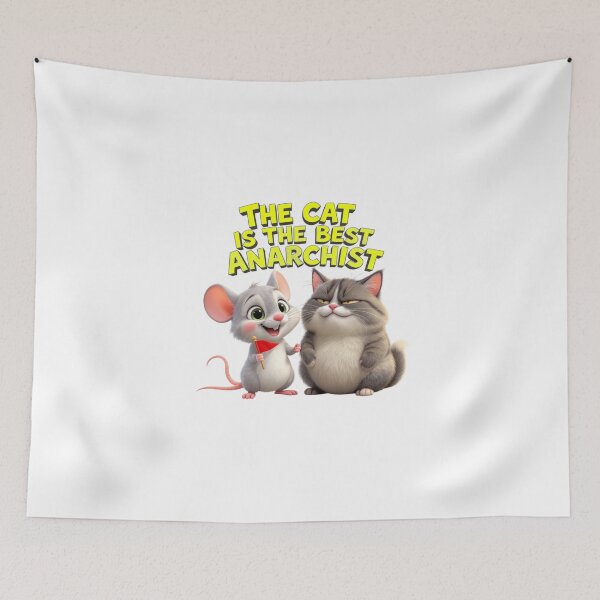 Item preview, The Cat Anarchist with Zippy designed and sold by Zippy Creation.