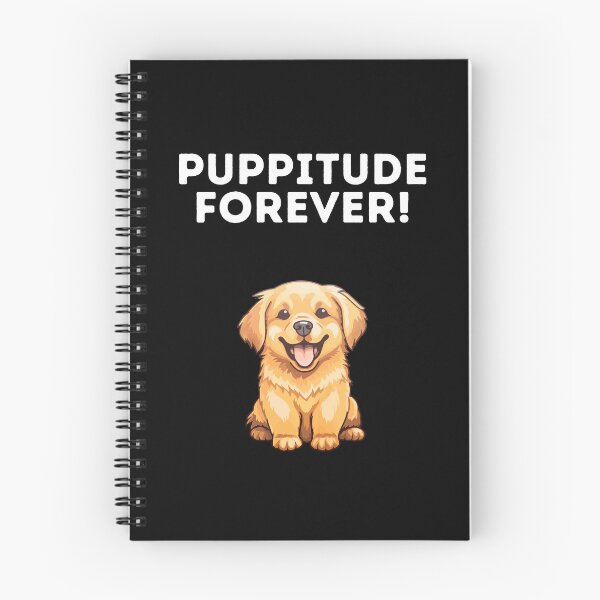 Item preview, Puppitude Forever Golden Retriever B/W designed and sold by Dolsini Dog Designs.