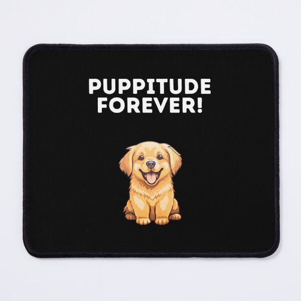 Item preview, Puppitude Forever Golden Retriever B/W designed and sold by Dolsini Dog Designs.