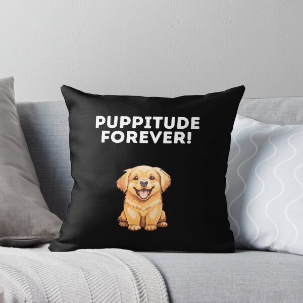 Item preview, Puppitude Forever Golden Retriever B/W designed and sold by Dolsini Dog Designs.