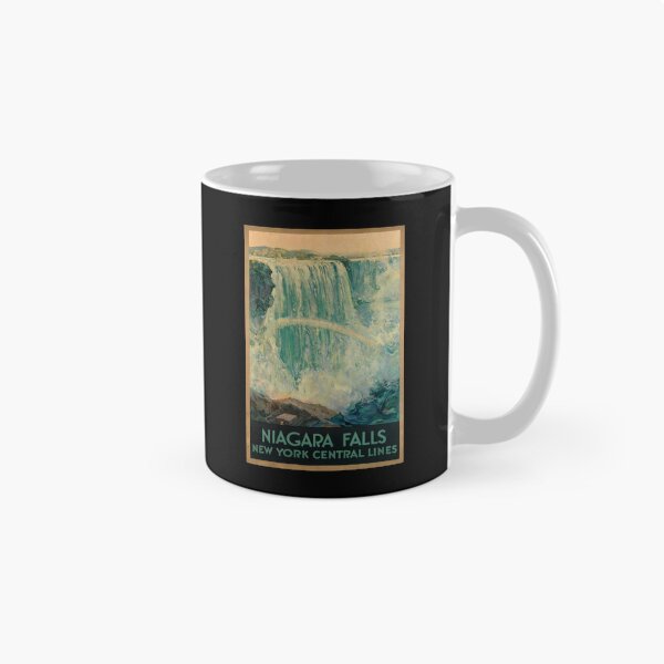 Item preview, Vintage Niagara Falls Travel Poster | New York Central Lines | Early 20th Century Art & Scenic Railway Advertising designed and sold by artofuniverse.
