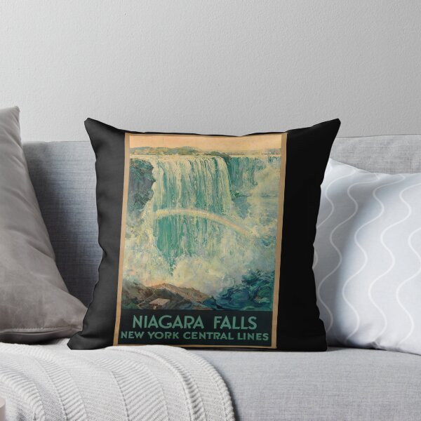 Item preview, Vintage Niagara Falls Travel Poster | New York Central Lines | Early 20th Century Art & Scenic Railway Advertising designed and sold by artofuniverse.