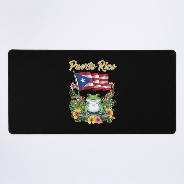 Item preview, Puerto Rico National Flag Boricua Coqui Frog Floral Stickers designed and sold by Suzy Perez Art.