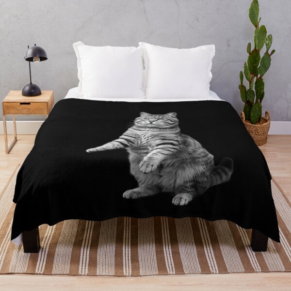 Item preview, Cat Throwing Grenade Kitty Cat Grenade Scene Cat Lover  designed and sold by HuValverdeArt.
