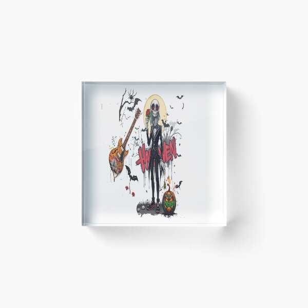 Item preview, halloween graffiti art anime cool family guitar designed and sold by atomsama.