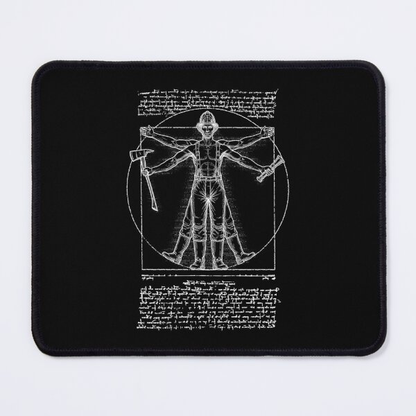 Item preview, Fireman Fire Fighter Vitruvian Man Leonardo Da Vinci Vintage designed and sold by GrandeDuc.