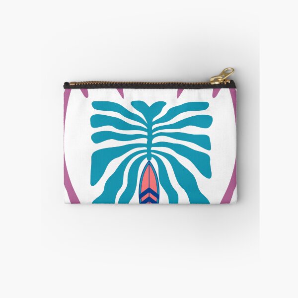 Item preview, Surf Salvaje-Palm tree with the abstract water attached to surfboard designed and sold by Surf-Salvaje.