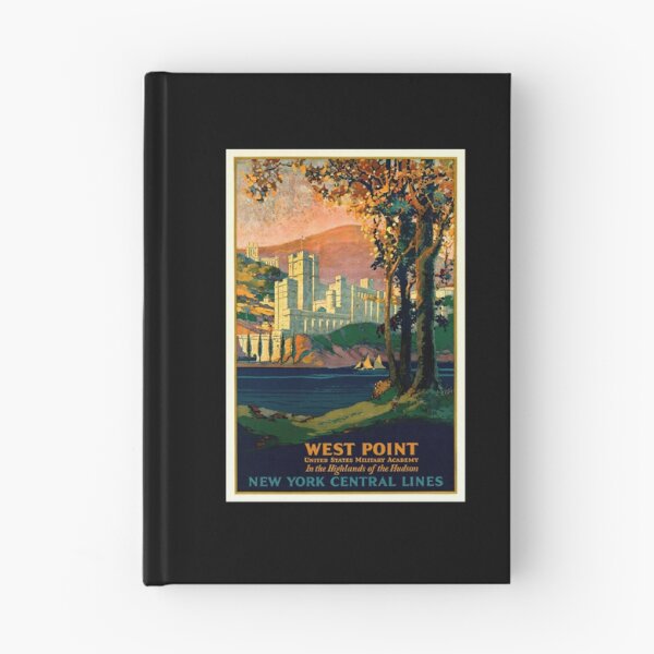 Item preview, Vintage New York Central Lines Travel Poster | West Point Military Academy Art | Hudson River Scenic Landscape & History designed and sold by artofuniverse.