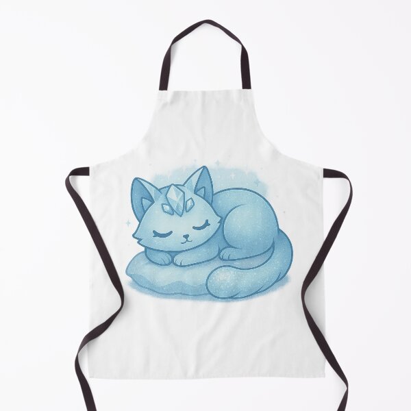 Item preview, Crystalline Cat Familiar | Chibi Frost Cat Sticker & Cozy Winter Art designed and sold by HerDreamCodes.