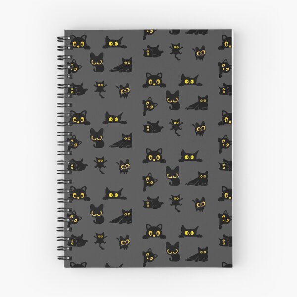 Item preview, Black Cat Sticker Pack - Cute Halloween Cats with Yellow Eyes in Different Poses designed and sold by Little Paws.