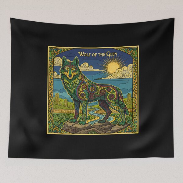 Item preview, THE WOLF OF THE GLEN designed and sold by aledfychan.