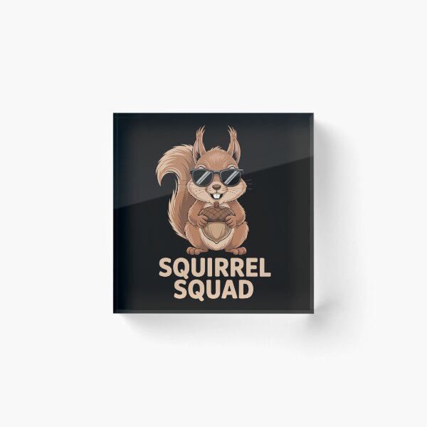 Item preview, Squirrel Squad Cute designed and sold by CookWorldLaughs.