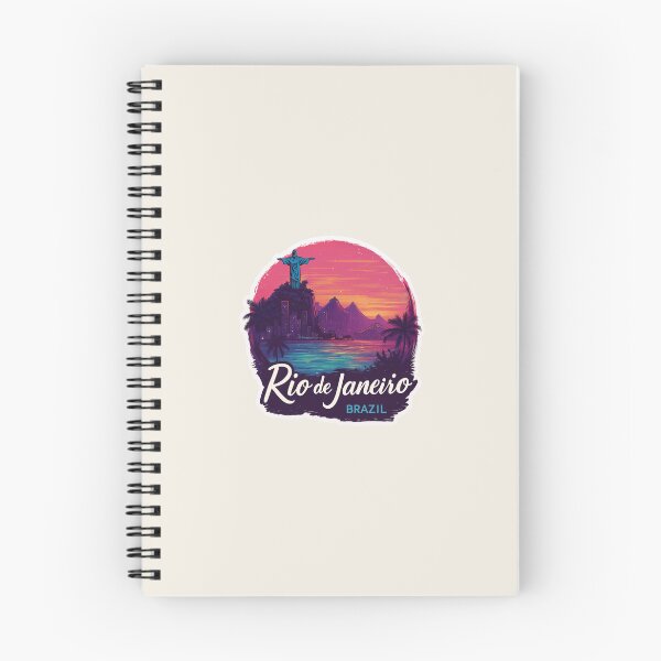 Item preview, Rio de Janeiro Brazil Vintage Travel Sticker Retro Sunset & Christ the Redeemer Design designed and sold by Blurbean.