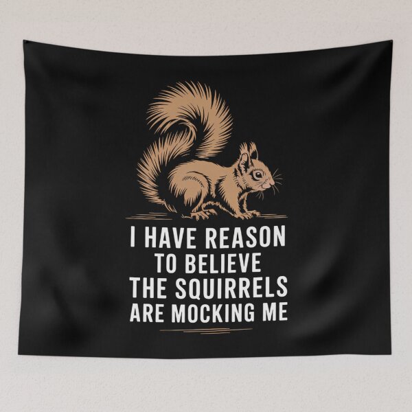 Item preview, Squirrels Joke Meme Humor designed and sold by CookWorldLaughs.
