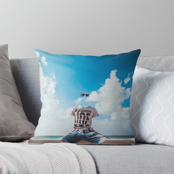 Item preview, Invisible Figure Sitting on Beach Railing - Bright Summer Concept designed and sold by MDB_Shop.