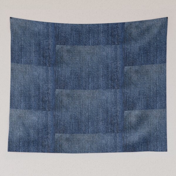 Item preview, Classic Indigo Denim Pattern designed and sold by ConfuseLab Shop.