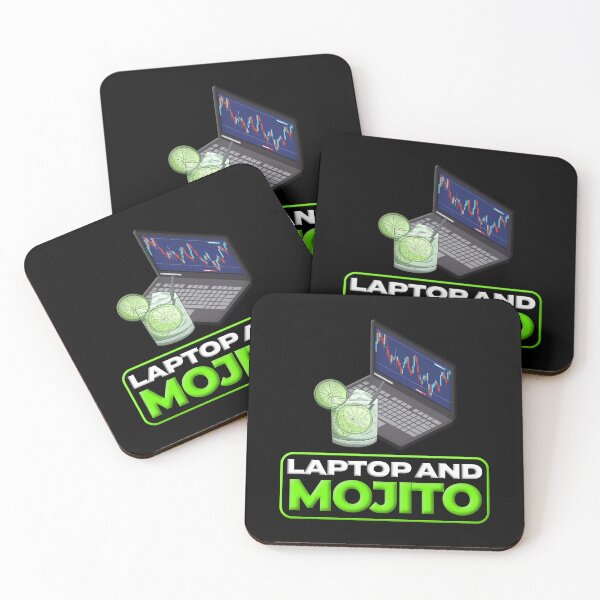 Item preview, Laptop And A Mojito Day Trading designed and sold by KamiTrades.