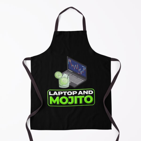 Item preview, Laptop And A Mojito Day Trading designed and sold by KamiTrades.