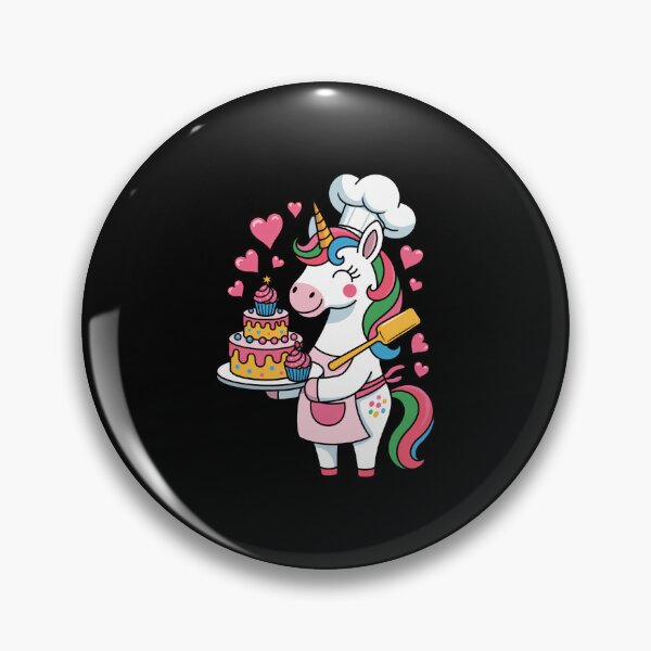 Item preview, Unicorn Baking Cupcakes designed and sold by CookWorldLaughs.