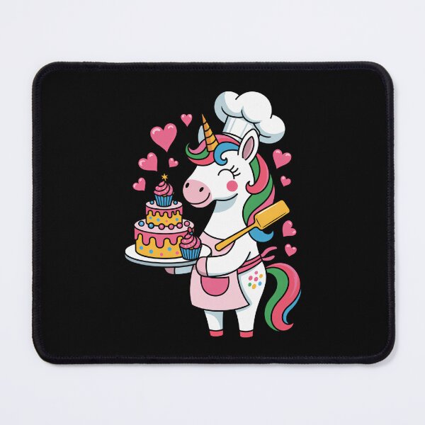 Item preview, Unicorn Baking Cupcakes designed and sold by CookWorldLaughs.