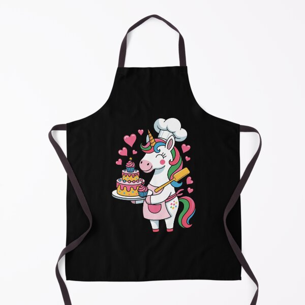 Item preview, Unicorn Baking Cupcakes designed and sold by CookWorldLaughs.
