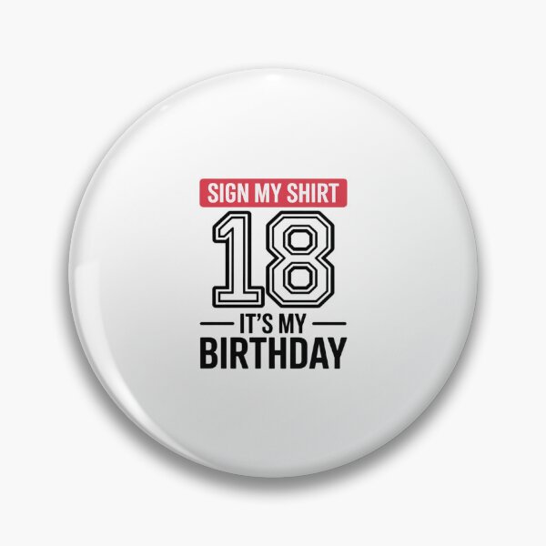 Item preview, It's My 18th Birthday Party 18 Years Old Boy Girl Sign My 1  designed and sold by EllinoKlemo.