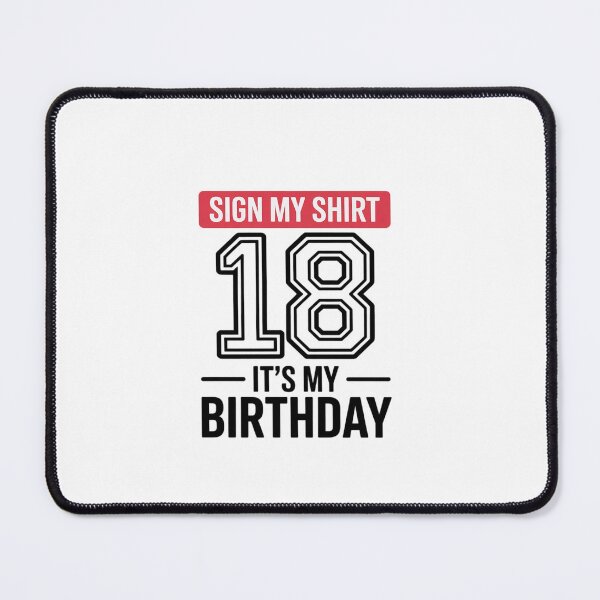 Item preview, It's My 18th Birthday Party 18 Years Old Boy Girl Sign My 1 designed and sold by EllinoKlemo.