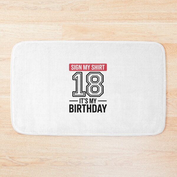 Item preview, It's My 18th Birthday Party 18 Years Old Boy Girl Sign My 1  designed and sold by EllinoKlemo.