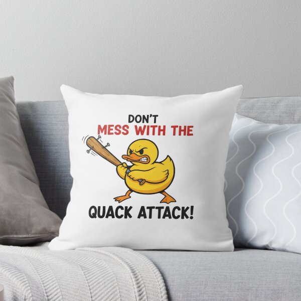 Item preview, Don't Mess With The Quack – Funny Duck With Baseball Bat designed and sold by julimarks.