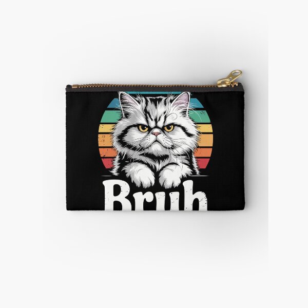 Item preview, Weird Cat Meme Bruh Funny Saying designed and sold by CookWorldLaughs.