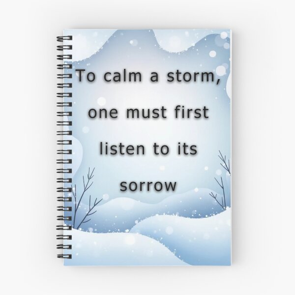 Item preview, To calm a storm, one must first listen to its sorrow. designed and sold by vagar.
