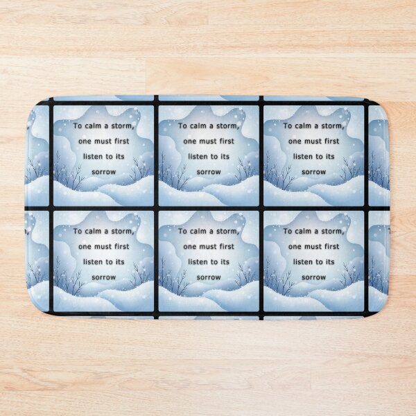 Item preview, To calm a storm, one must first listen to its sorrow. designed and sold by vagar.