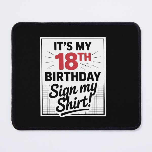 Item preview, It's My 18th Birthday Party 18 Years Old Boy Girl Sign My designed and sold by EllinoKlemo.
