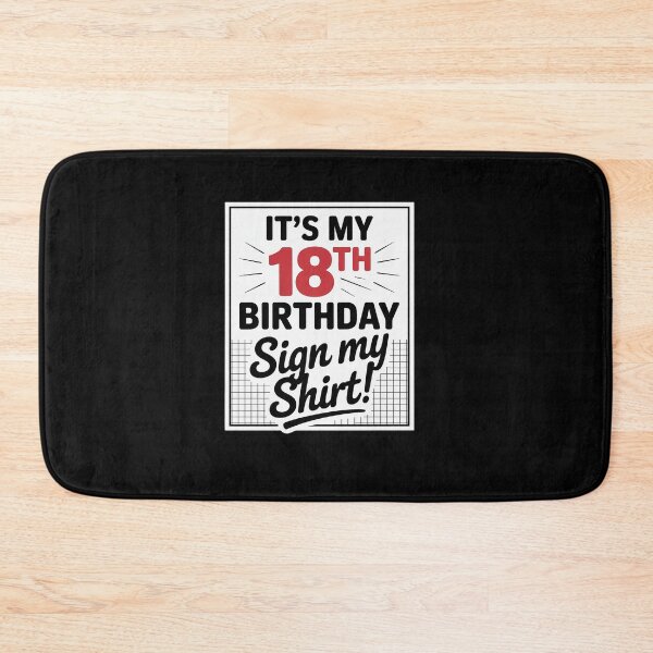 Item preview, It's My 18th Birthday Party 18 Years Old Boy Girl Sign My  designed and sold by EllinoKlemo.
