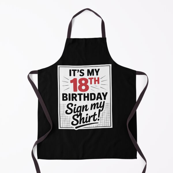 Item preview, It's My 18th Birthday Party 18 Years Old Boy Girl Sign My designed and sold by EllinoKlemo.