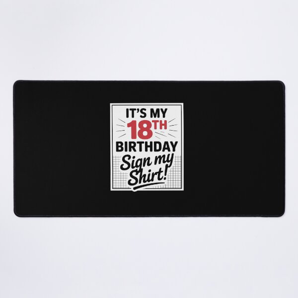 Item preview, It's My 18th Birthday Party 18 Years Old Boy Girl Sign My  designed and sold by EllinoKlemo.