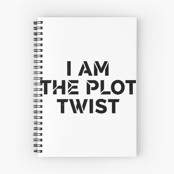 Item preview, I Am The Plot Twist | Main Character Energy | Empowering Bold Quote | Motivational Typography Art designed and sold by TrackinDaTrends.