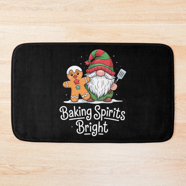 Item preview, Christmas Gnomes Baking Xmas designed and sold by CookWorldLaughs.